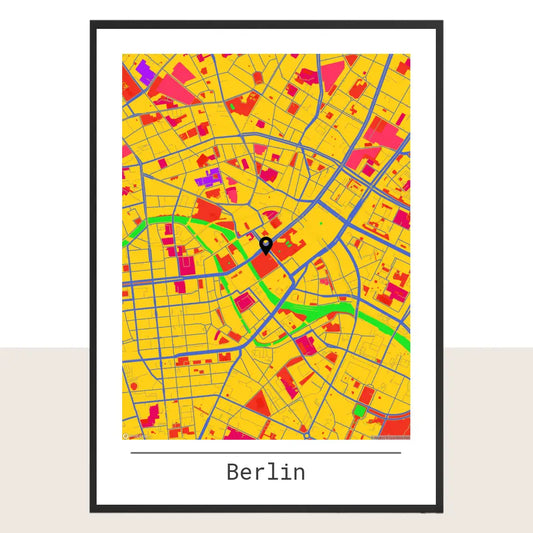 Personalisiertes Koordinaten Poster - Stadtkarten mit Lieblingsort copy
