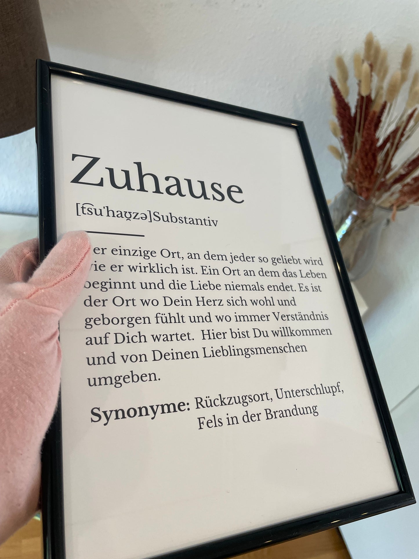 Zuhause Definitions Poster